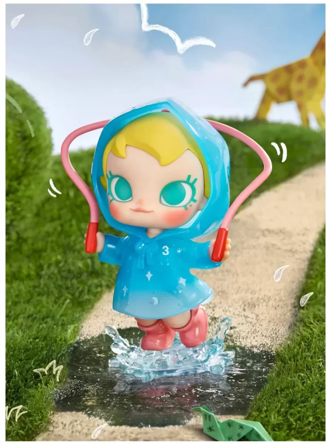 Figurine amusante Baby Molly sous la pluie