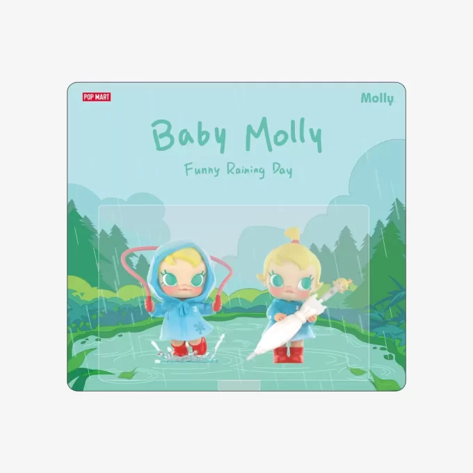 Figurine amusante Baby Molly sous la pluie