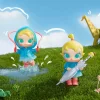 Figurine amusante Baby Molly sous la pluie
