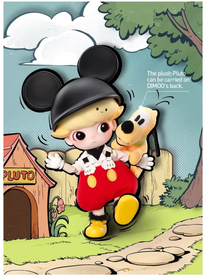 Figurine articulée DIMOO MICKEY 1/8