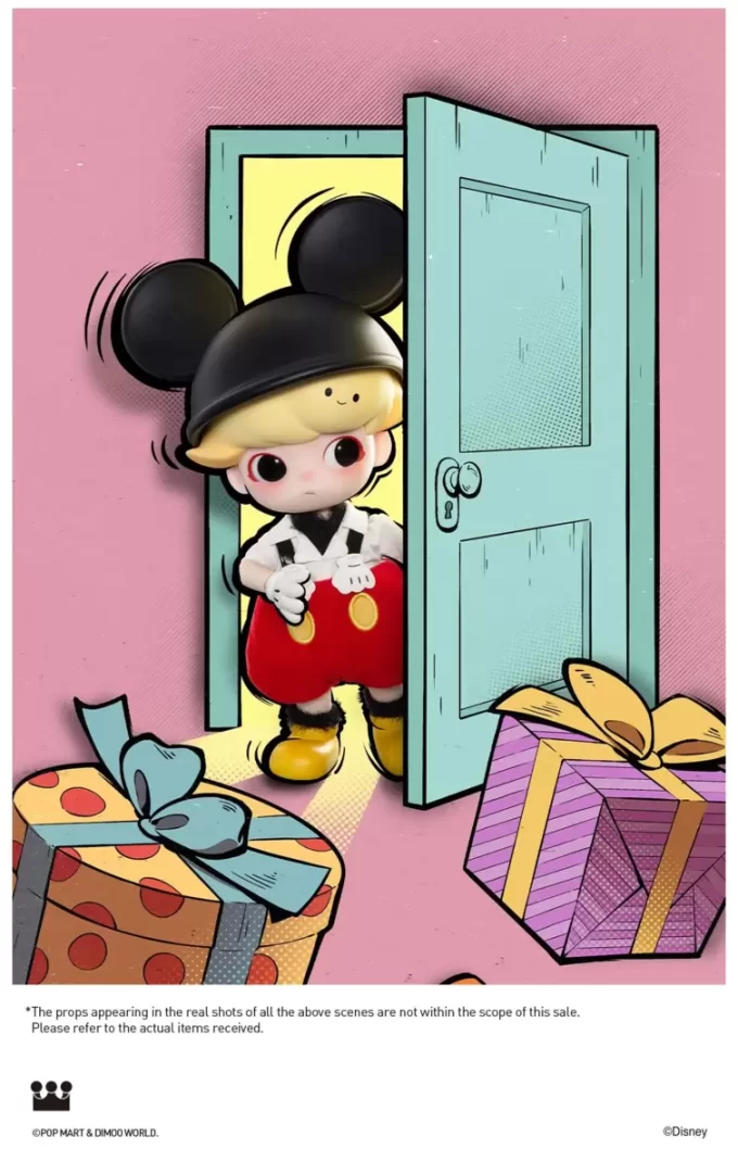 Figurine articulée DIMOO MICKEY 1/8
