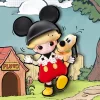 Figurine articulée DIMOO MICKEY 1/8