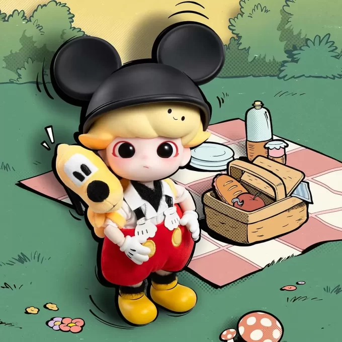 Figurine articulée DIMOO MICKEY 1/8