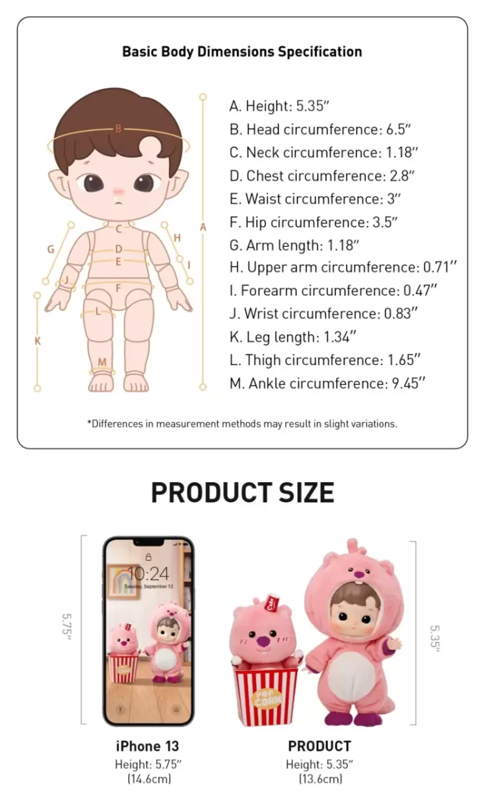 Figurine articulée HACIPUPU × ZANMANG LOOPY