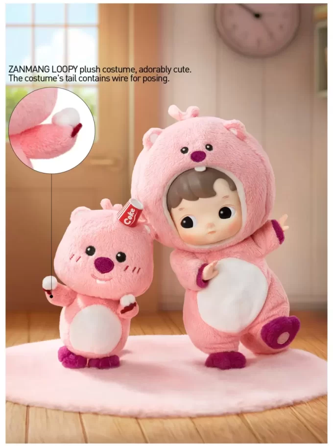 Figurine articulée HACIPUPU × ZANMANG LOOPY