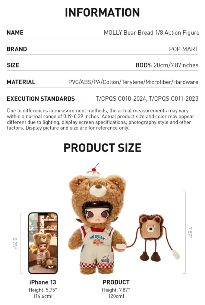 Figurine articulée MOLLY Bear Bread 1/8