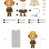 Figurine articulée MOLLY Go Camping