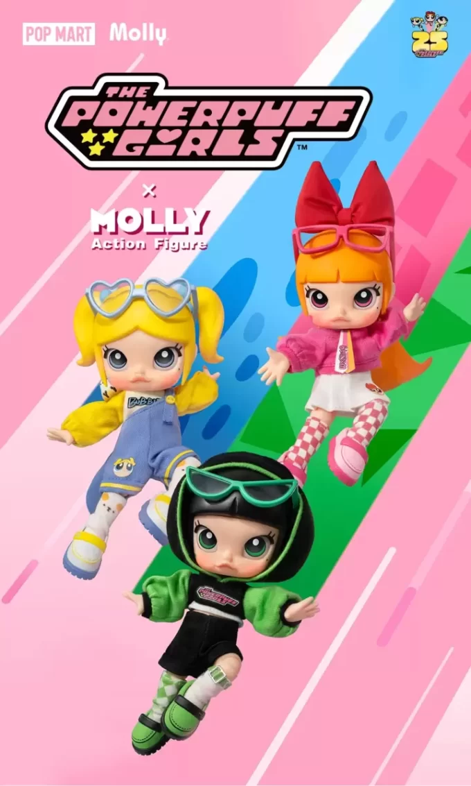 Figurine articulée MOLLY × The Powerpuff Girls