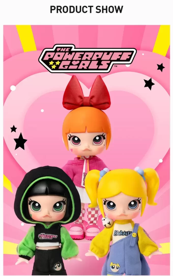 Figurine articulée MOLLY × The Powerpuff Girls