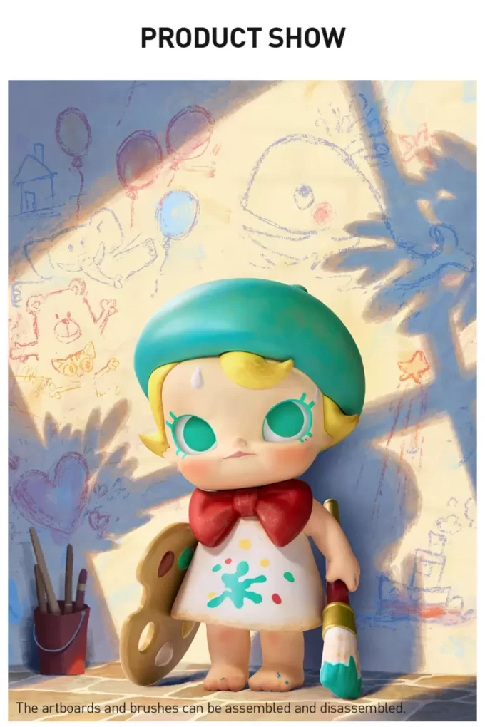 Figurine Baby Molly Future Peintre