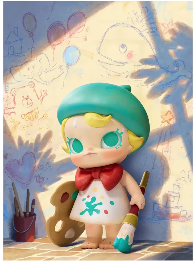 Figurine Baby Molly Future Peintre