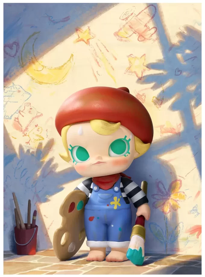 Figurine Baby Molly Future Peintre