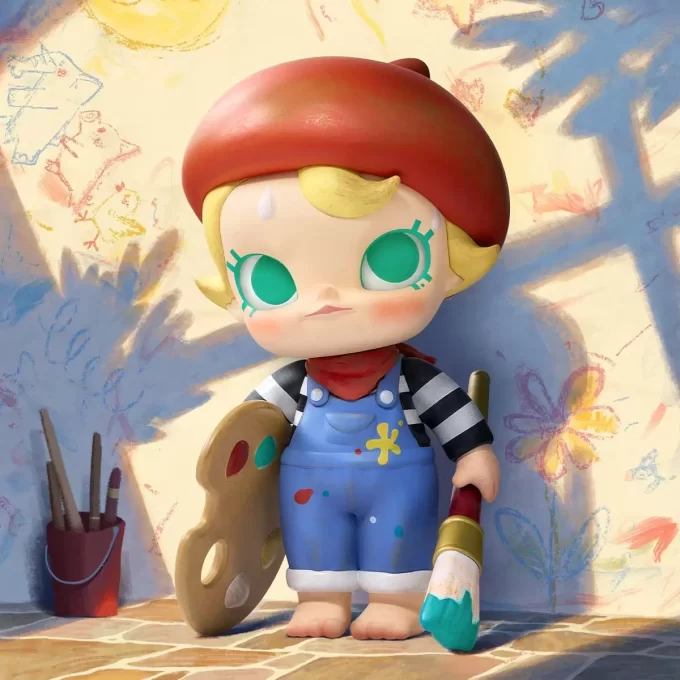 Figurine Baby Molly Future Peintre