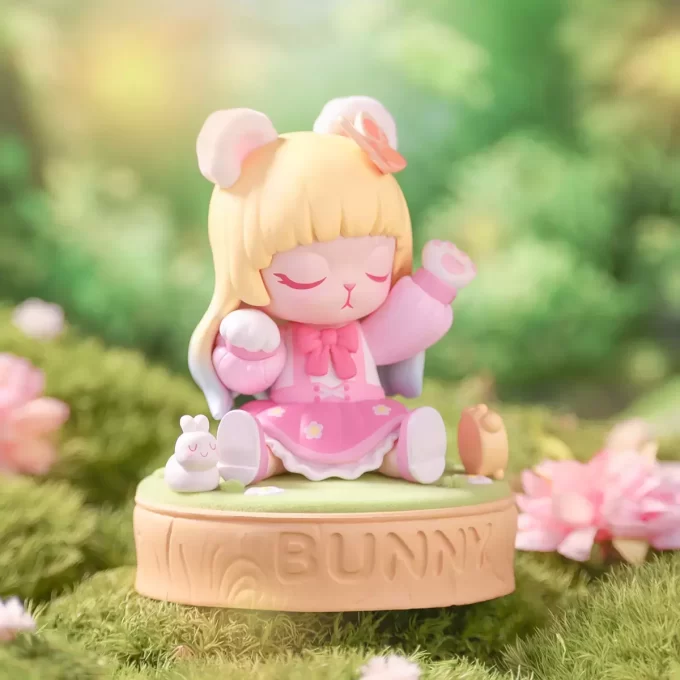 Figurine BUNNY Sweetheart rose