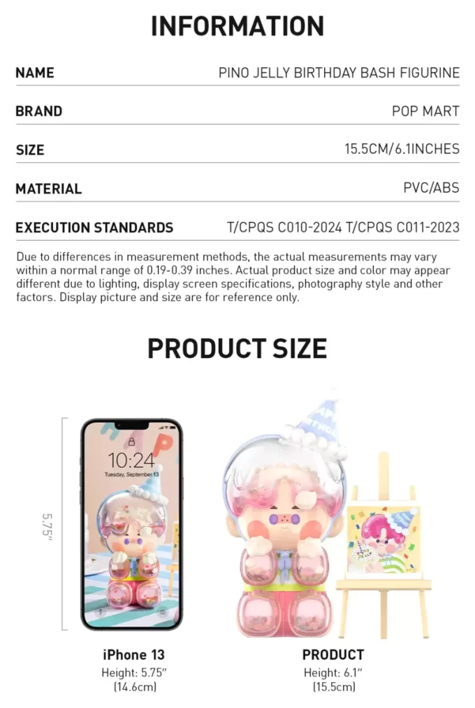 Figurine d&rsquo;anniversaire PINO JELLY