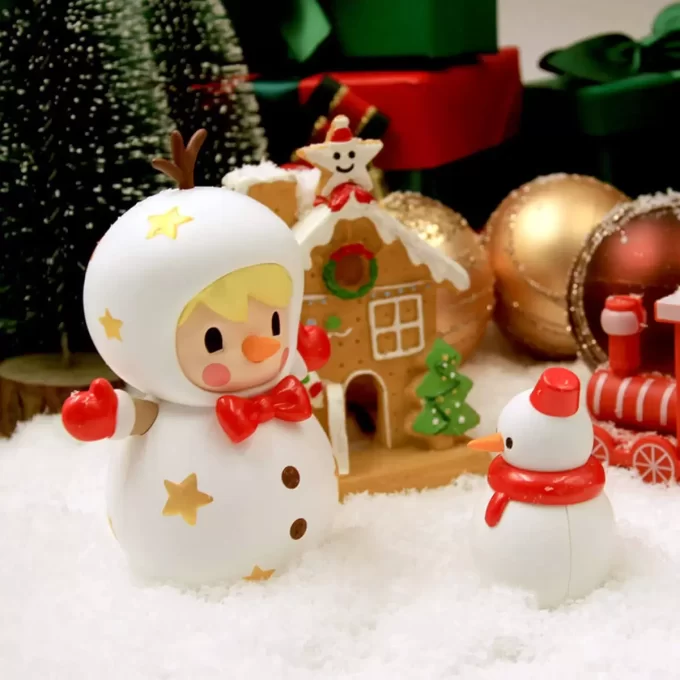 Figurine de bonhomme de neige Sweet Bean