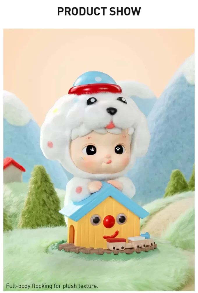 Figurine de chiot duveteux HACIPUPU