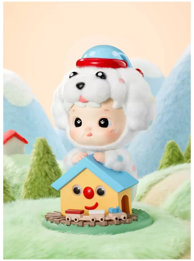 Figurine de chiot duveteux HACIPUPU