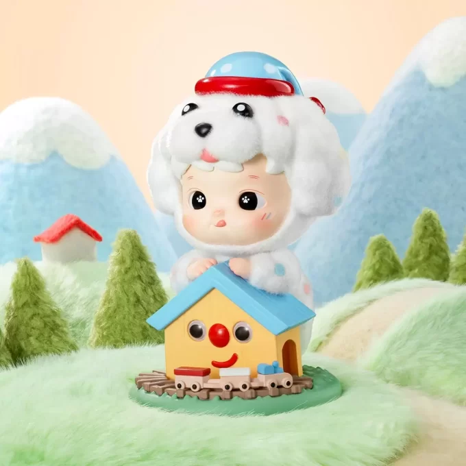 Figurine de chiot duveteux HACIPUPU