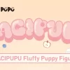 Figurine de chiot duveteux HACIPUPU