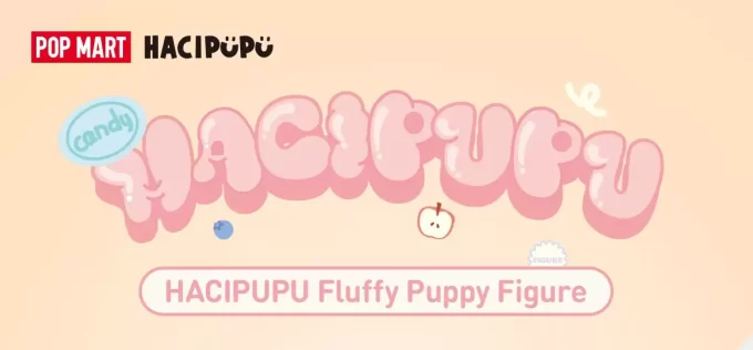 Figurine de chiot duveteux HACIPUPU