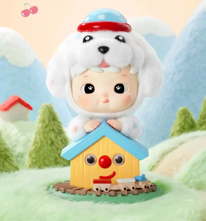 Figurine de chiot duveteux HACIPUPU