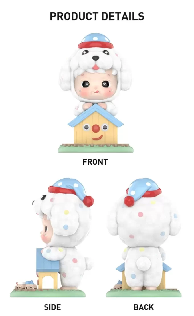 Figurine de chiot duveteux HACIPUPU