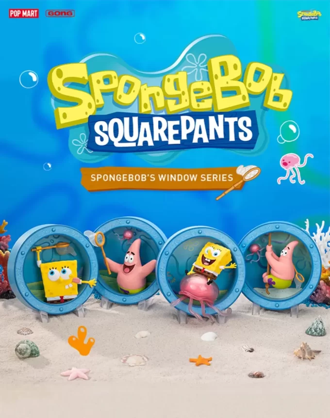 Figurine de la série Fenêtre de Bob l&rsquo;éponge