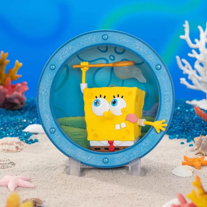 Figurine de la série Fenêtre de Bob l&rsquo;éponge