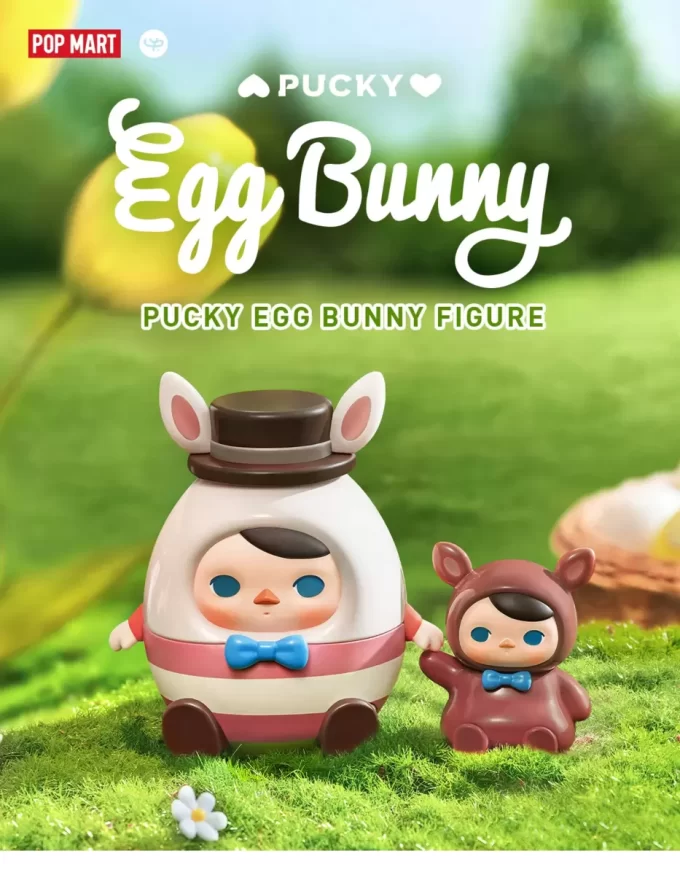Figurine de lapin œuf PUCKY