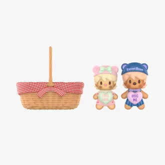 Figurine de panier de biscuits aux haricots sucrés