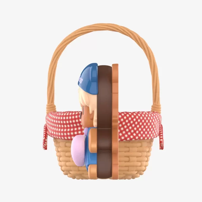 Figurine de panier de biscuits aux haricots sucrés Figurine de panier de biscuits aux haricots sucrés