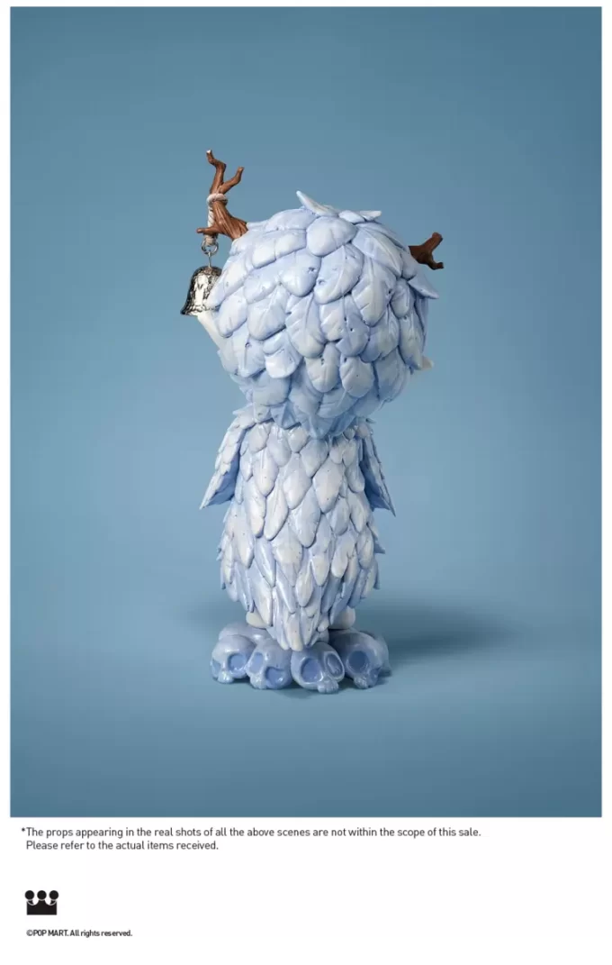 Figurine en plumes en céramique Hirono