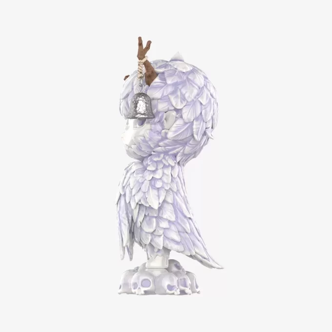 Figurine en plumes en céramique Hirono