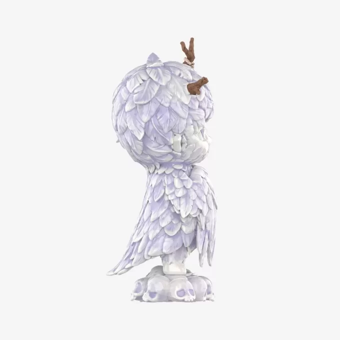 Figurine en plumes en céramique Hirono