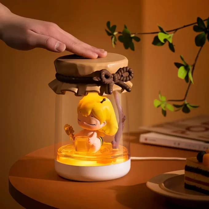 Figurine lumineuse en pot HONEY BEEDY
