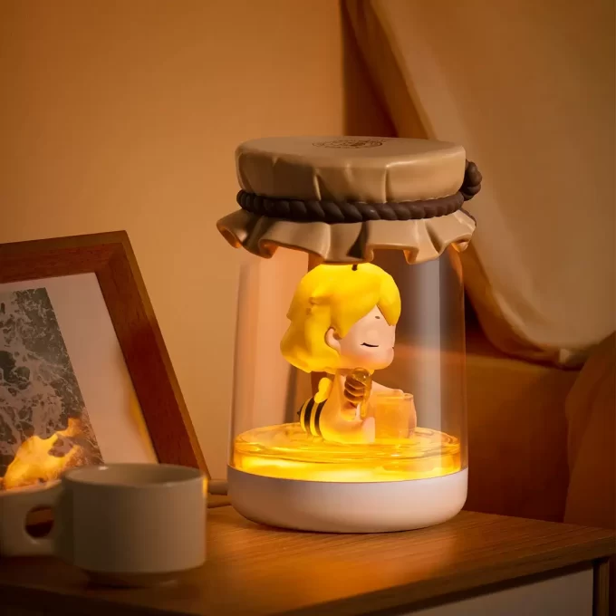 Figurine lumineuse en pot HONEY BEEDY