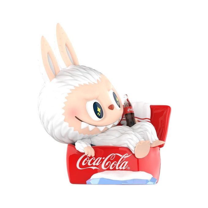 Figurine Pop Mart x Coca-Cola The Monsters Labubu « Canapé spécial »