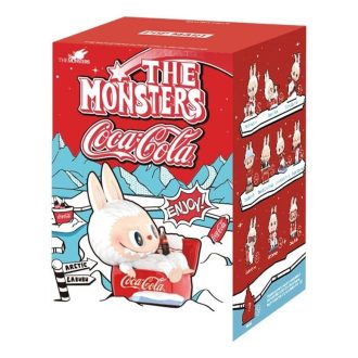 Figurine Pop Mart x Coca-Cola The Monsters Labubu, coffret scellé (1 boîte aveugle)