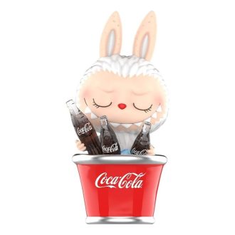 Figurine Pop Mart x Coca-Cola The Monsters Labubu « Il est temps de se calmer »