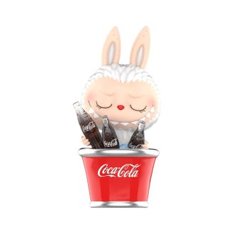 Figurine Pop Mart x Coca-Cola The Monsters Labubu « Il est temps de se calmer »