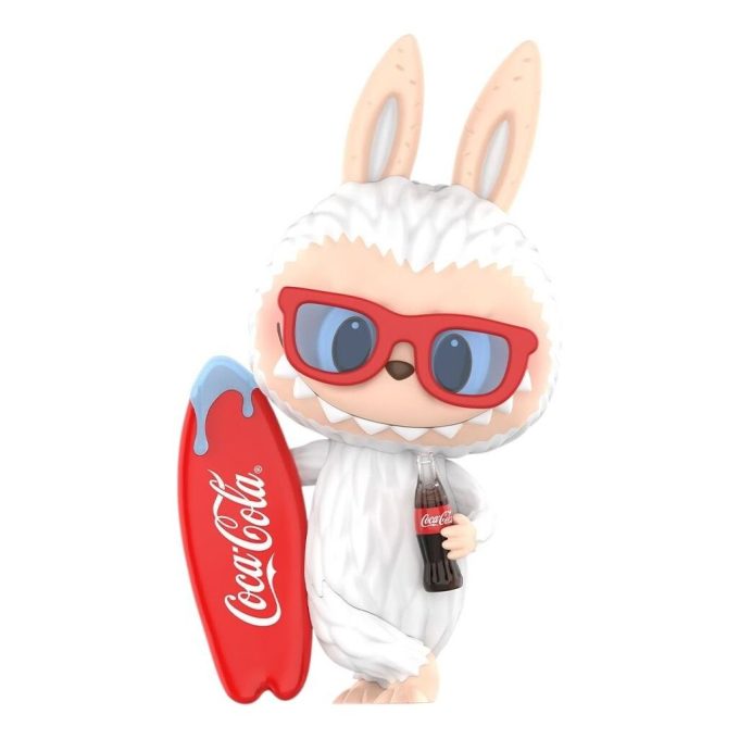 Figurine Pop Mart x Coca-Cola The Monsters Labubu « Surf With Me »