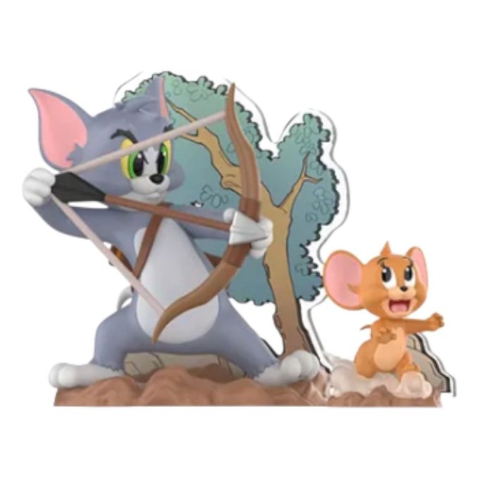 Figurines de la boussole interdite de Tom & Jerry « Aventure de peinture »