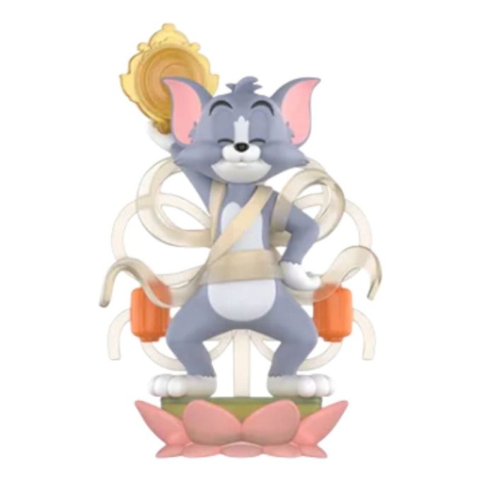 Figurines de la boussole interdite de Tom & Jerry « Tom dans une lanterne »