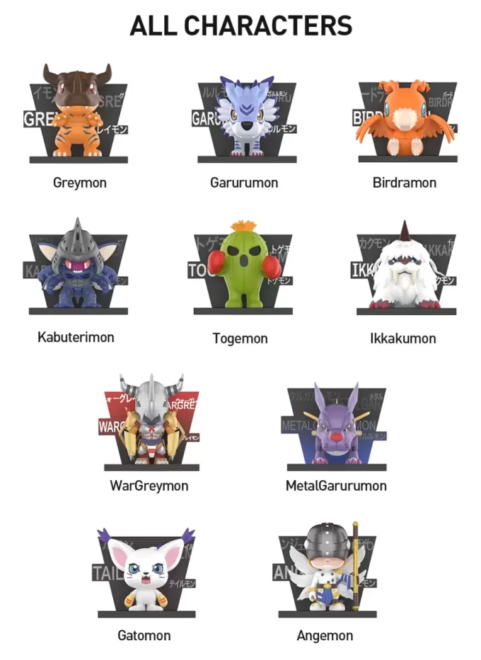 Figurines de la série Digimon Adventure Fridge Magnet
