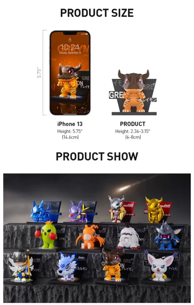 Figurines de la série Digimon Adventure Fridge Magnet