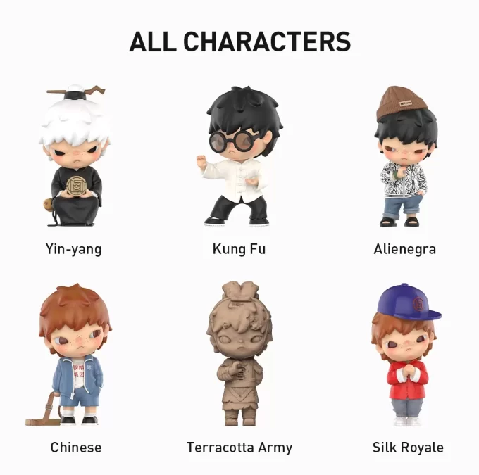 Figurines de la série Hirono × CLOT
