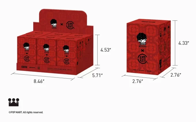 Figurines de la série Hirono × CLOT