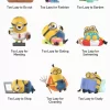 Figurines de la série Minions Lazy Every Day