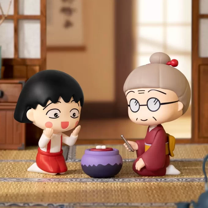 Figurines de la série The Time With You de Chibi Maruko Chan